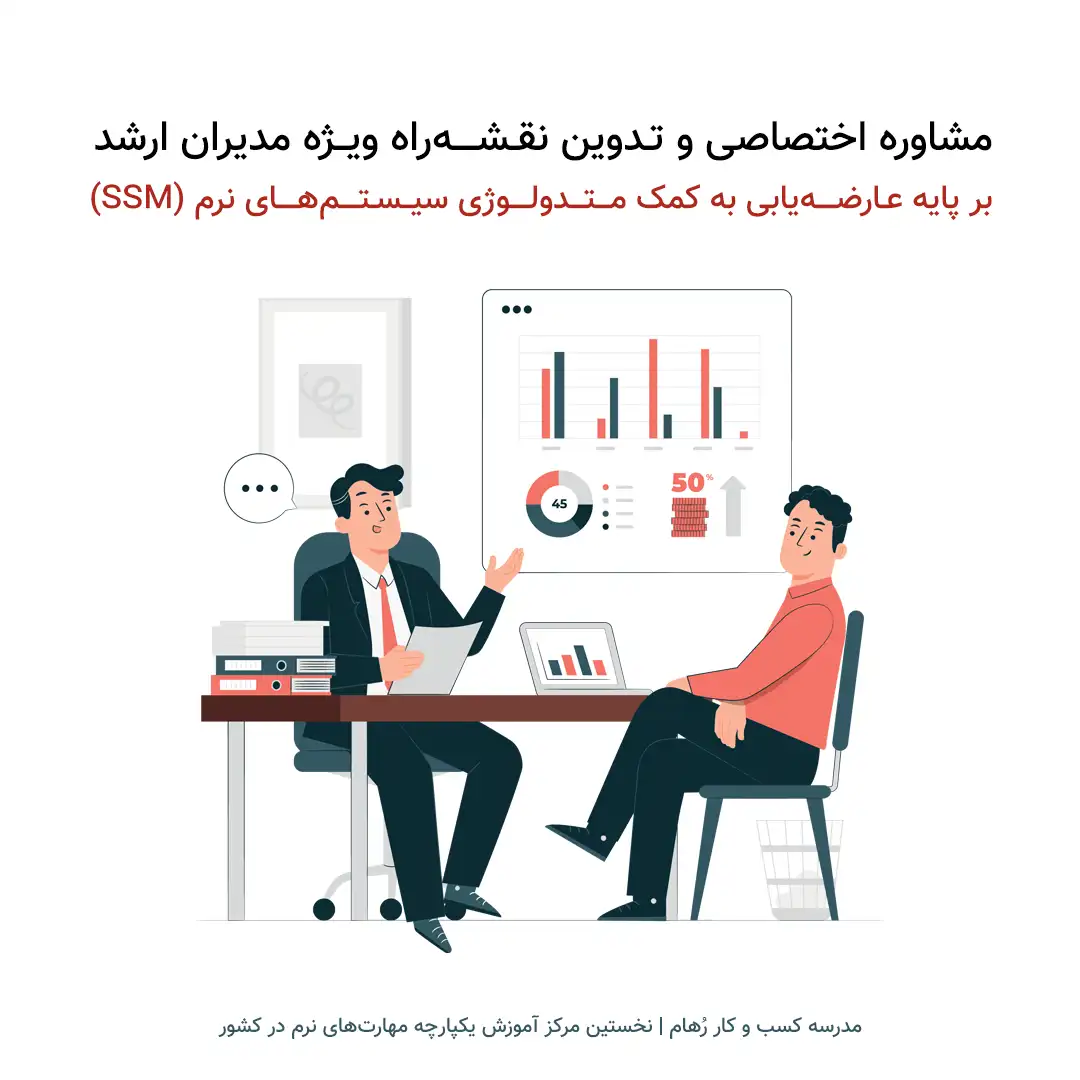 ارائه مشاوره مدیریت کسب و کار با نگاه سیستمی و تدوین نقشه راه اختصاصی