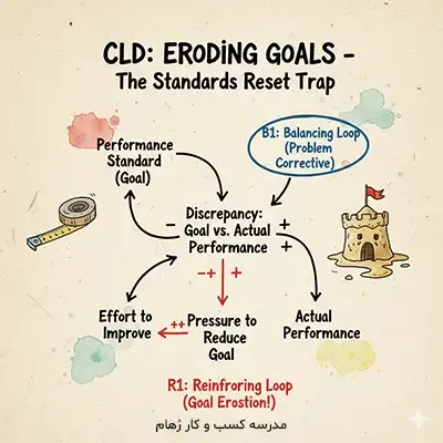 کهن الگوی فرسایش اهداف در تفکر سیستمی چیست؟